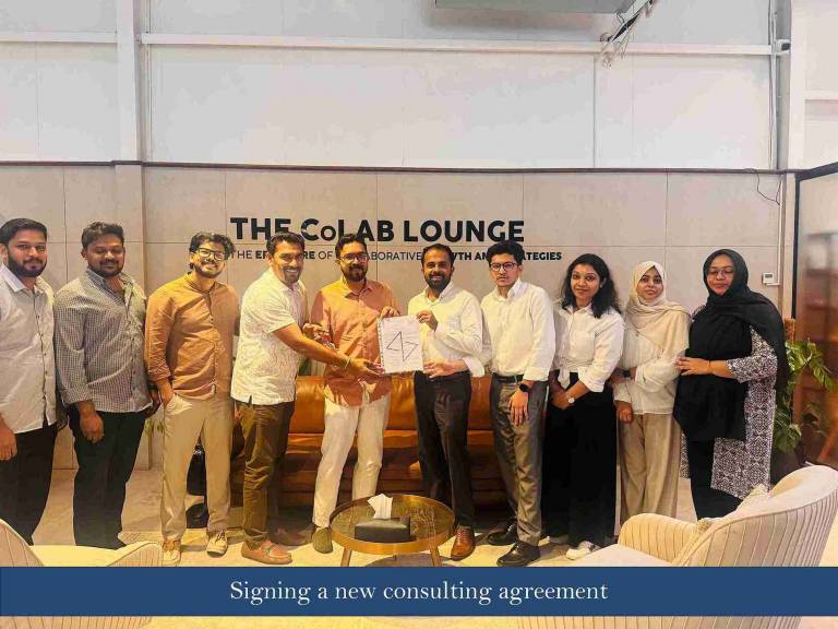 Signing a new consulting engagement