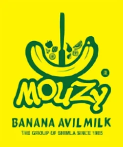 Mouzy Banana Avil Milk logo